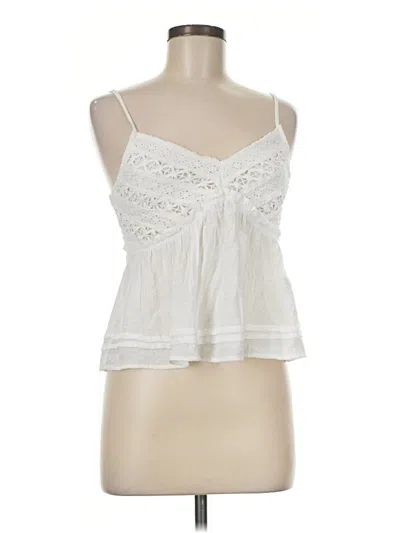 Pre-owned Mi Ami Sleeveless Blouse In Ivory