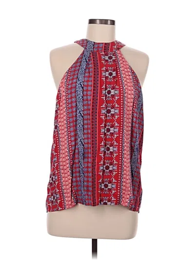 Pre-owned Mi Ami Sleeveless Blouse In Red