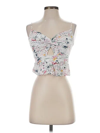Pre-owned Mi Ami Sleeveless Blouse In White
