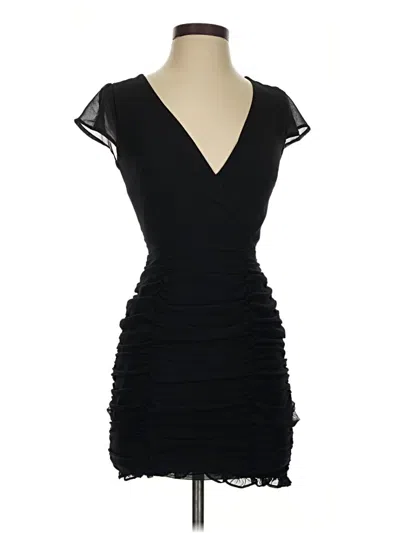 Pre-owned Mi Ami Sleeveless Top Black Plunge Neckline Tops