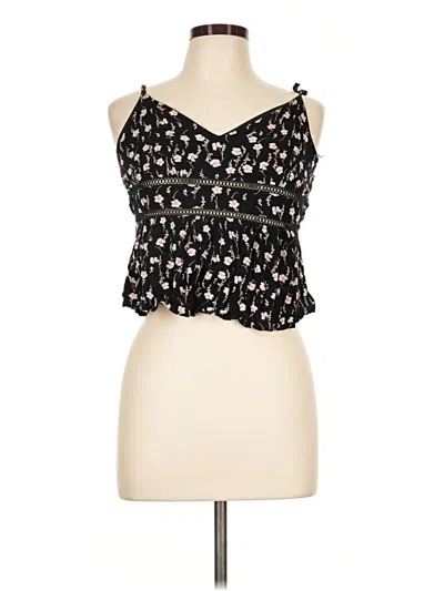 Pre-owned Mi Ami Sleeveless Top Black Sweetheart Neckline Tops