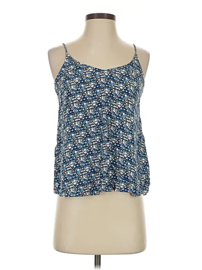 Pre-owned Mi Ami Sleeveless Top Blue Halter Neckline Tops