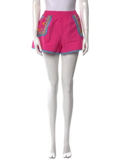 Pre-owned Mi Golondrina Mini Shorts In Pink