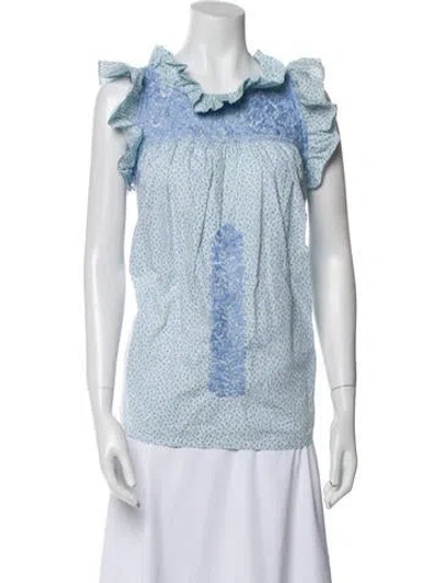 Pre-owned Mi Golondrina Paisley Print Mini Dress In Multi