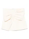 Mi Mi Sol Bow-detail Skirt In Neutrals
