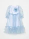Mi Mi Sol Dress  Kids Color Gnawed Blue In Gnawed Blue