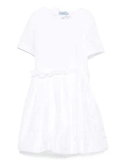 Mi Mi Sol Kids' Embroidered Dress In White