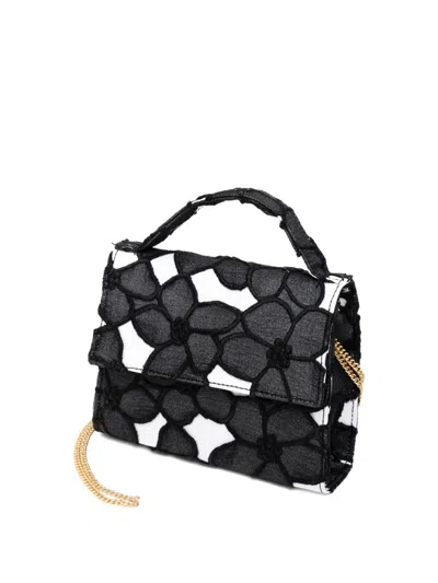 Mi Mi Sol Kids' Floral Chain Bag In Black