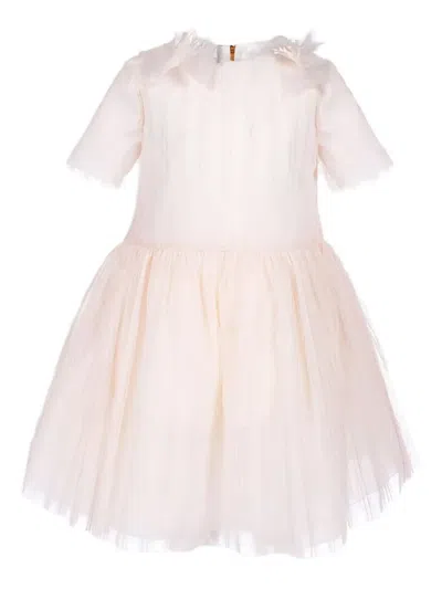 Mi Mi Sol 花卉贴花连衣裙 In Neutral