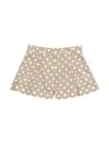 Mi Mi Sol Geometric-print Cotton Shorts In White