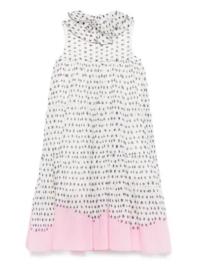 Mi Mi Sol Polka-dot Dress In 粉色