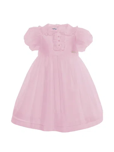 Mi Mi Sol Ruffled Dress In Pink