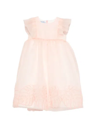 Mi Mi Sol Kids' Ruffled Embroidered Dress In Pink