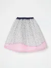 Mi Mi Sol Polka-dot Skirt In Multicolor