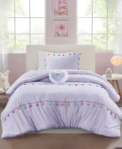 MI ZONE TESSA TASSEL 4-PC. COMFORTER SET, FULL/QUEEN