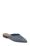Mia Abia Pointed Toe Mule In Blue