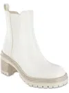 Mia Adea Platform Chelsea Boot In Beige