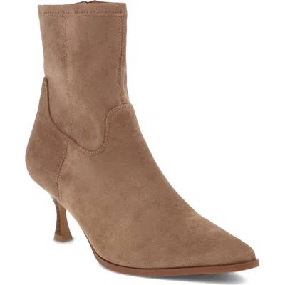 Mia Aletta Pointed Toe Bootie In Brown