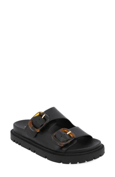Mia Alttar Slide Sandal In Black