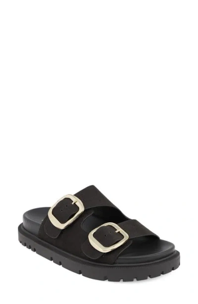Mia Alttar Slide Sandal In Gray