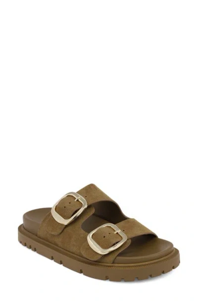 Mia Alttar Slide Sandal In Green