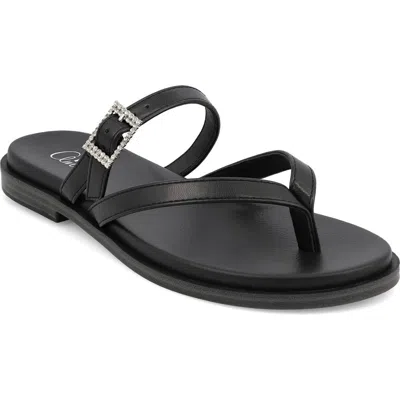 Mia Amore Carrole Flip Flip In Black