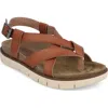 Mia Amore Elain Strappy Sandal In Cognac