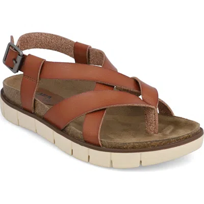 Mia Amore Elain Strappy Sandal In Cognac