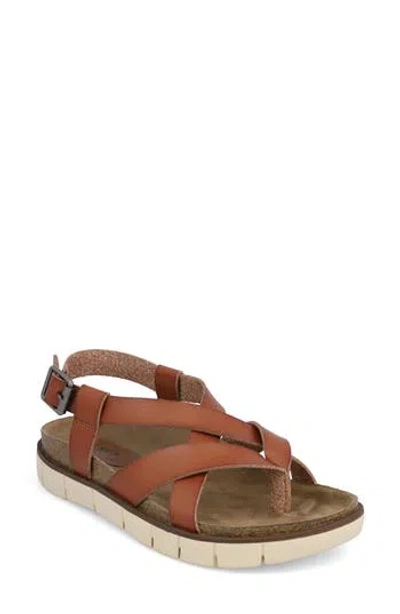 Mia Amore Elain Strappy Sandal In Cognac