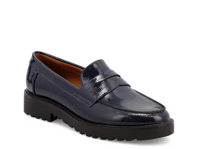 Mia Amore Hali Penny Loafer In Blue