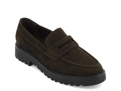 Mia Amore Hali Penny Loafer In Espresso