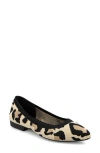 Mia Amore Josey Stretch Knit Flat In Leopard