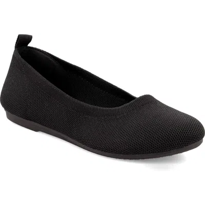 Mia Amore Marylu Flat In Black