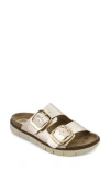 Mia Amore Mylaa Slide Sandal In Gold