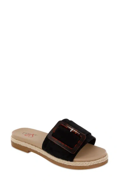 Mia Amore Ozilia Slide Sandal In Black