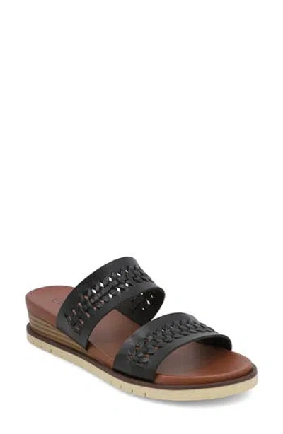 Mia Amore Romaa Slide Sandal In Black