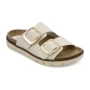 Mia Amore Womens Mylaa Flat Sandals In Neutral
