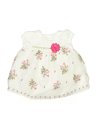 Pre-owned Mia & Mimi Babies' Dress In White