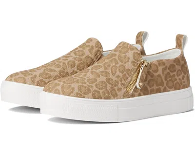 Mia Kids' Andraya Tan Leopard Zip Girls Shoe In Brown