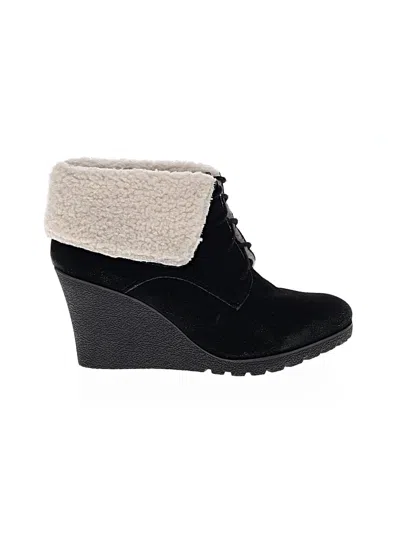 Pre-owned Mia Ankle Boots In Black