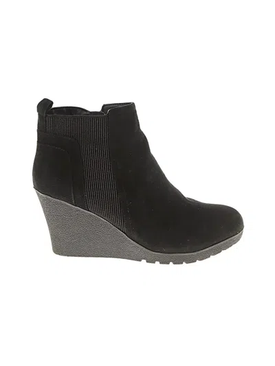 Pre-owned Mia Ankle Boots In Black