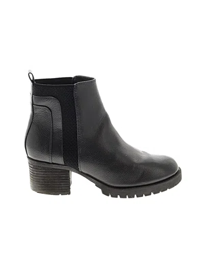 Pre-owned Mia Ankle Boots In Black