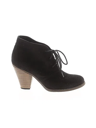 Pre-owned Mia Ankle Boots In Black
