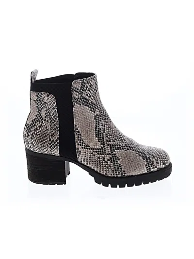 Pre-owned Mia Ankle Boots In Brown