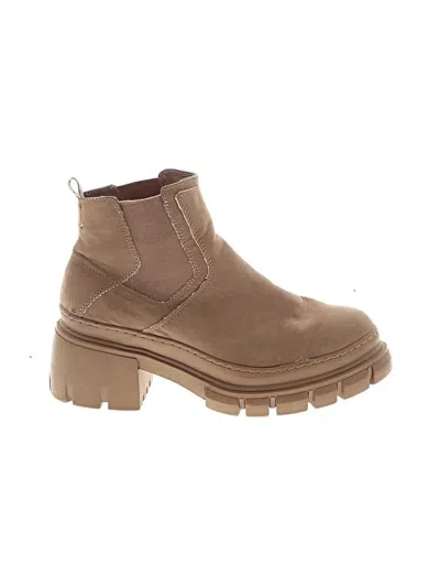 Pre-owned Mia Ankle Boots In Brown