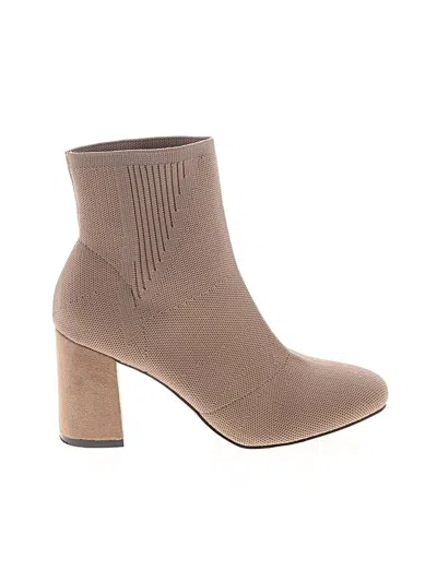 Pre-owned Mia Ankle Boots In Brown