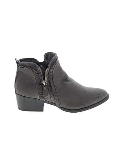 Pre-owned Mia Ankle Boots In Gray
