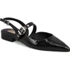 Mia Aree Pointed Toe Flat In Black