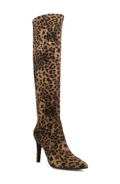 MIA MIA ARISA POINTED TOE KNEE HIGH STILETTO BOOT