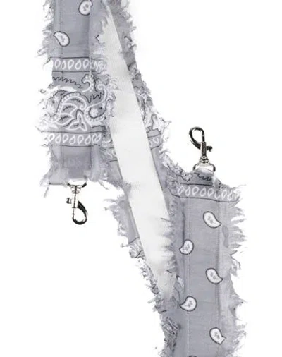 Mia Bag Woman Bag Strap Grey Size - Cotton